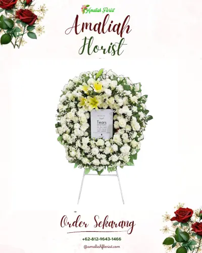 Krans Bunga Duka Cita di Jogonayan